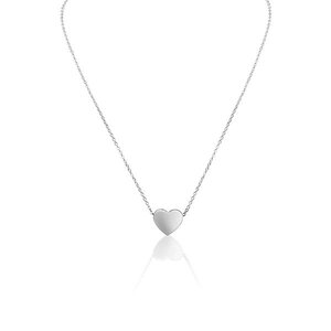 Small Heart Necklace Silver